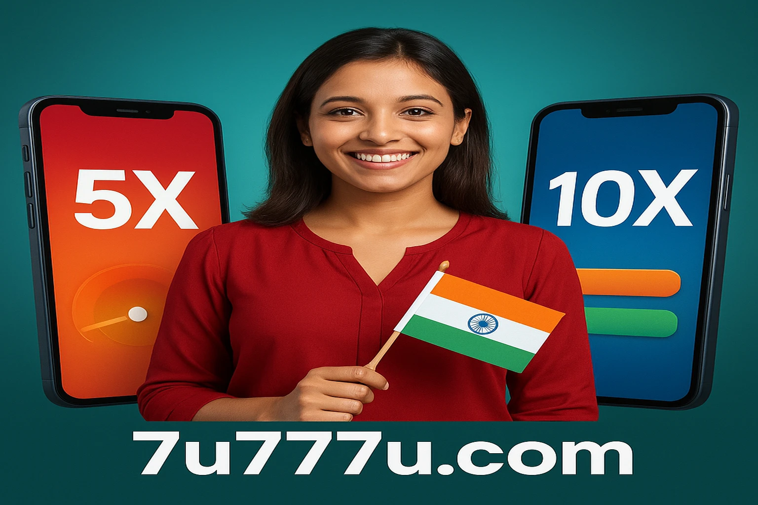 7u77 অ্যাভিয়েটর গেম ব্যানারটি মোবাইল স্ক্রিনে মাল্টিপ্লায়ার ও গেম ইন্টারফেস দেখাচ্ছে