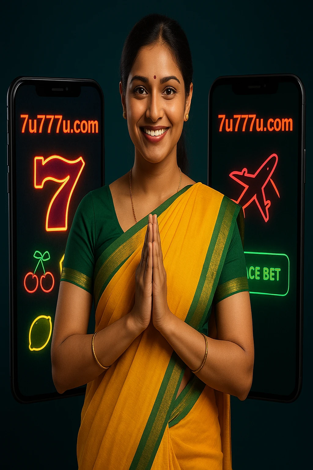 7u77 অ্যাভিয়েটর প্রচার ব্যানারটি মোবাইলে মাল্টিপ্লায়ার ও গেমিং ইন্টারফেস দেখিয়েছে