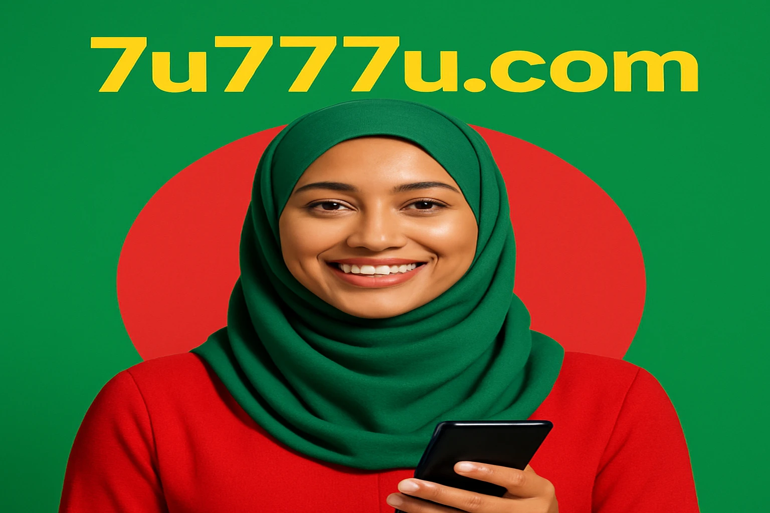 বাংলাদেশি খেলোয়াড়দের জন্য 7u77-চালিত মোবাইল লগইনের প্রচারণামূলক ব্যানার